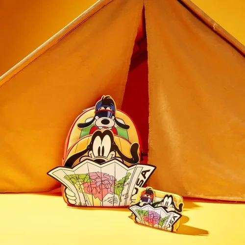 Vista 2 de Loungefly Disney A Goofy Movie Road Trip - Mochila estándar, Multi, Mochila
