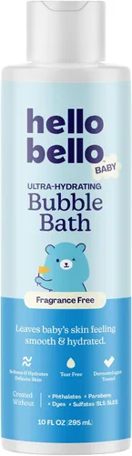 Vista 12 de Hello Bello Baño de burbujas para bebé, aroma suave de vainilla de coco, 10 onzas