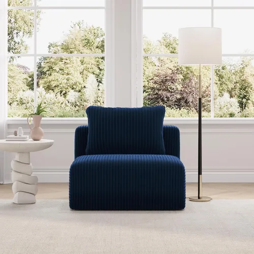 Vista 30 de Novilla - Sofá biplaza modular de 70.8 pulgadas, sofá modular de espacio pequeño, moderno sofá de nube con soporte Smarts Coil®, sofá seccional sin