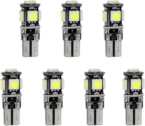 Vista 8 de Coche Led Bombilla Interior para 206 207 Reemplazo Coche Dome Bombilla Kit 2 unids Blanco