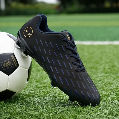 Vista 6 de TOLLN Zapatos de fútbol para hombre de suelo firme al aire libre, zapatos de fútbol juveniles