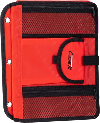 Vista 8 de Case-it organizador de 5 pestañas para casillero, ACC-21-GRE, Negro