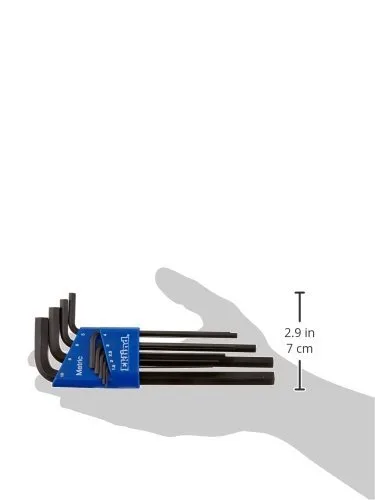 Vista 5 de EKLIND 10609 Hex-L Llave allen - Juego de 9 piezas Métricas MM tamaños 1.5-10 Serie larga