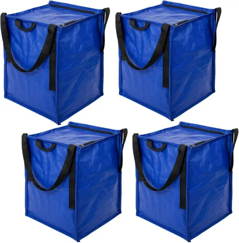 Vista 13 de DURASACK XL - Bolsas de almacenamiento resistentes con cremallera de 48 galones, color negro