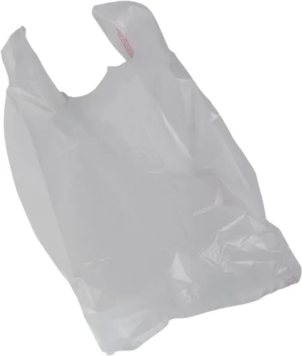 Vista 7 de SSWBasics Bolsas de plástico - Bolsas pequeñas blancas para camisetas - 8' x 5' x 16' - Caja de 2000