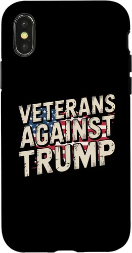 Vista 5 de Veterans Against Trump United for Change in Politics Case for iPhone XR