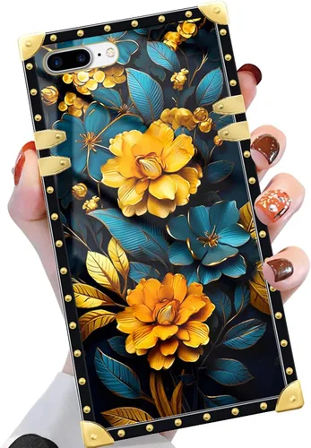 Vista 38 de Funda compatible con iPhone X/Xs, TPU suave de lujo y parte trasera de policarbonato duro para niñas y mujeres, funda protectora a prueba de golpes