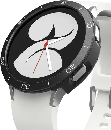 Vista 11 de Ringke [Deportes aéreos + estilo bisel] Compatible con Samsung Galaxy Watch 4 de 1.575 pulgadas, funda flexible de poliuretano termoplástico a