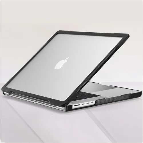 Vista 10 de Soonjet Funda para MacBook Pro de 14 pulgadas M5 M4 M3 M2 M1 Pro/Max 2026 Espacio Negro Claro