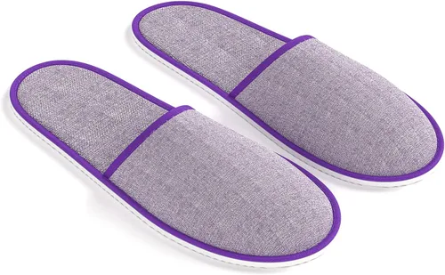 Vista 6 de Maeline Zapatillas de spa, antideslizantes, desechables, al por mayor, pantuflas de hotel para invitados, multicolor reutilizables, para interiores