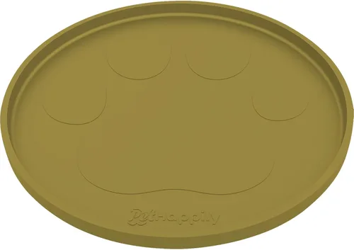 Vista 57 de Tapete grande de silicona para cuencos de comida y agua, bordes elevados para evitar derrames, impermeable, protege el suelo, fácil de limpiar