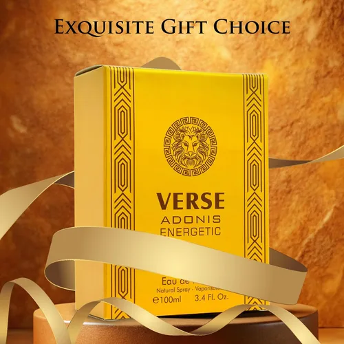 Vista 7 de Verse Adonis Energetic for Men - Fragancia fresca de larga duración, aroma audaz y vigorizante, perfecto para uso de día y noche, aroma energizante
