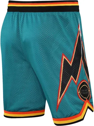 Vista 4 de BOOMLEMON Pantalones cortos de baloncesto para hombre, pantalones cortos de entrenamiento de gimnasio, pantalones cortos deportivos de malla
