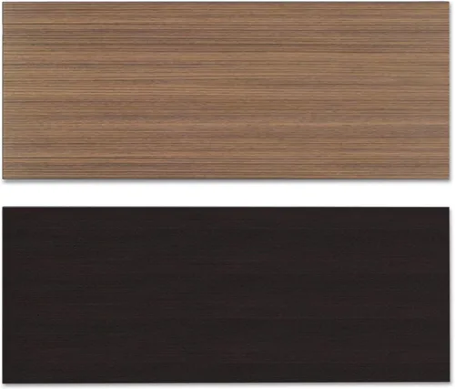 Vista 2 de Alera Tablero de mesa laminado reversible, rectangular, 59.38 pulgadas de ancho x 23.63 pulgadas de profundidad, expreso/nogal