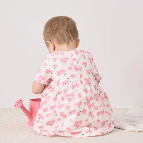 Vista 40 de pureborn Vestido de bebé niña 0-24 meses