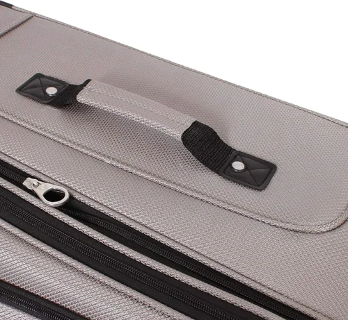 Vista 9 de SwissGear - Equipaje suave expandible Sion con ruedas, Peltre