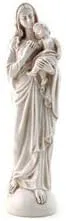 Vista 2 de THE CATHOLIC COMPANY Madonna blanca antigua y niño - 8 pulgadas