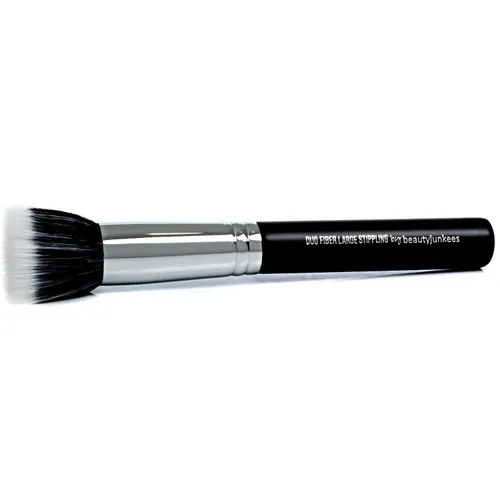 Vista 10 de Beauty Junkees Cepillo corrector para debajo de los ojos, pequeño, suave, esponjoso, cónico, sintético, sin crueldad, vegano, para polvo de fijación