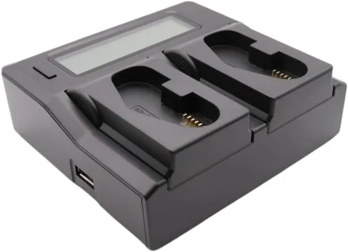 Vista 2 de Cargador de batería de red de pantalla LCD rápida para Canon LP-E4 LPE4 LP-E4N LP-E19 LPE19 como LC-E19 LC-E4 EOS 1D C EOS 1D X EOS 1D 1Ds Mark 3/4