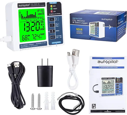 Vista 6 de Autopilot - Monitor de computadora de escritorio CO2 y registrador de datos