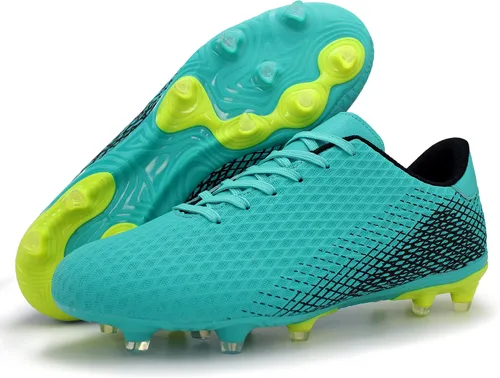 Vista 6 de Hawkwell Zapatos deportivos de fútbol para hombre para niños grandes jóvenes para entrenamiento al aire libre tacos de fútbol de tierra firme