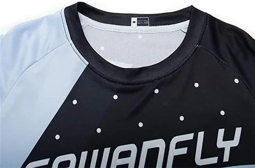 Vista 3 de Camiseta de ciclismo para hombre, camiseta de manga corta para bicicleta de montaña, camiseta de motocross, absorción y transpirable