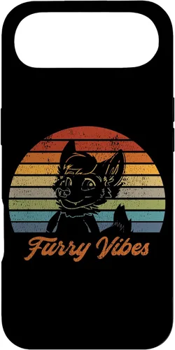 Vista 26 de iPhone 13 Pro Max Retro Furry Fandom Furry Vibes - Lindo estuche de traje OwO
