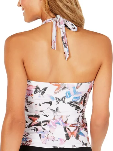 Vista 14 de DKNY Top tankini con cuello en V estándar para mujer