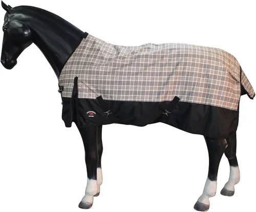 Vista 10 de Challenger 600D Caballo Participación Impermeable 300G Polyfill Manta Invierno Turquesa 21EE03
