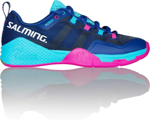 Vista 7 de Salming Zapatos de calabaza modernos para mujer Negro/Rosa Joya