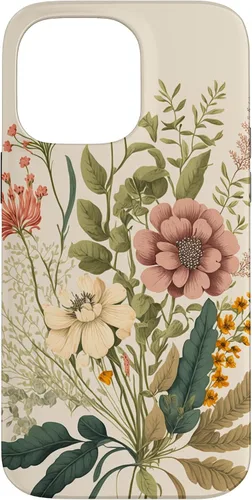 Vista 20 de Funda para iPhone 11 Pro Max con diseño floral botánico vintage