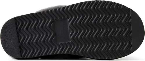 Vista 6 de Dearfoams Fireside Sydney Pantuflas anchas de piel de oveja para mujer, para interiores y exteriores