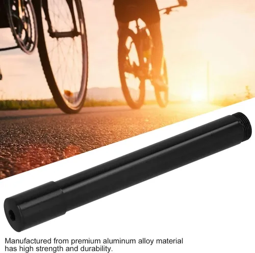 Vista 4 de Zopsc-1 Eje pasante 0.787 in, aleación de aluminio de alta calidad, buje delantero de bicicleta, palanca de liberación rápida para reparación