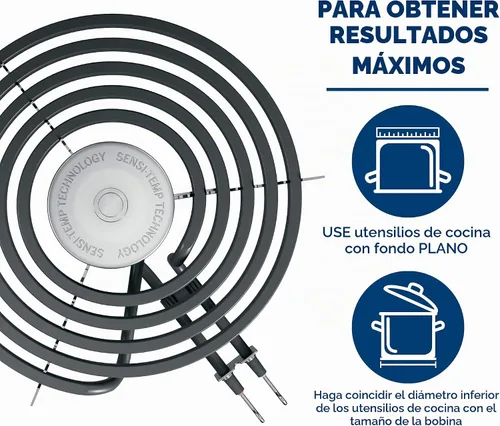 Vista 4 de GE Electrodomésticos y Hotpoint Range 6" Elemento superficial/Quemador de bobina, WB30X31058