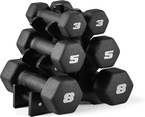 Vista 19 de CAP Pares y juegos de mancuernas de neopreno Barbell Negro