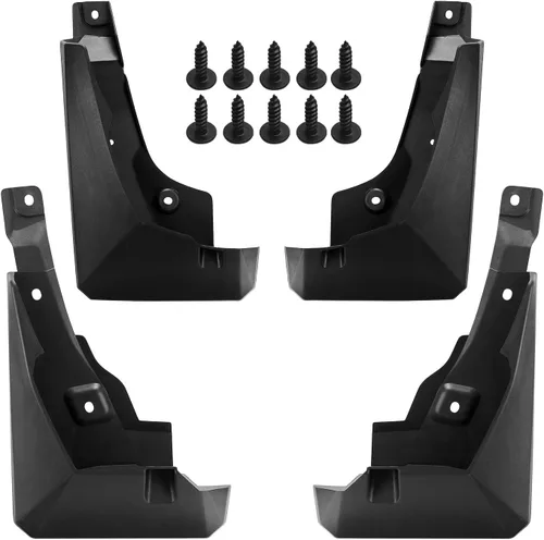 Vista 16 de SPEEDWOW Guardabarros Protectores contra Salpicaduras Compatible con Toyota RAV4 2006-2012 (con Ensanchadores de Guardabarros), Delanteros