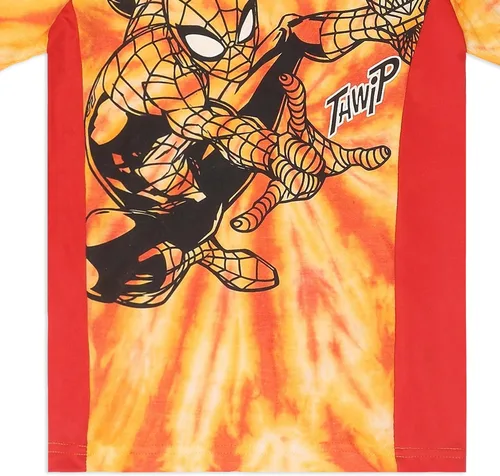 Vista 5 de Marvel Spider-Man - Camiseta de manga corta para niños pequeños y grandes