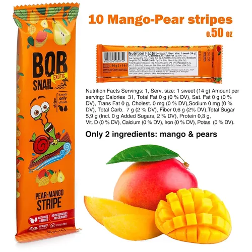 Vista 7 de BOB SNAIL Snacks de frutas saludables para adultos y niños