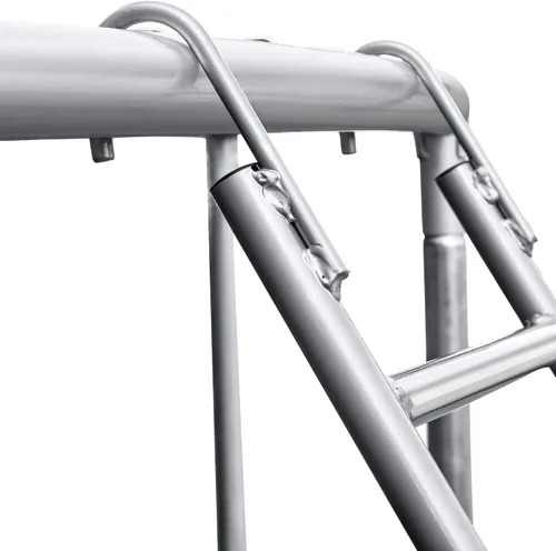 Vista 8 de Trampolín para exteriores de 1500 libras y 16 pies con red de seguridad, trampolín recreativo resistente para patio trasero para niños y adultos