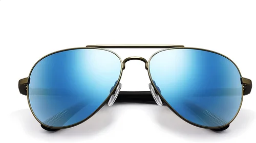 Vista 4 de Revo Gafas de sol Raconteur II Lentes polarizadas Filtros UV Metal Aviator Frame