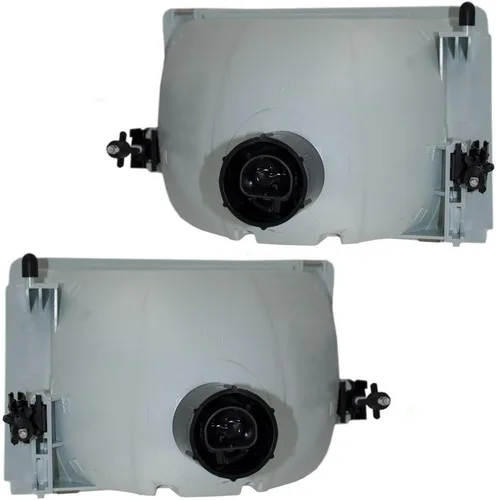 Vista 10 de Brock - Faros delanteros de repuesto para conductor y pasajero compatibles con camioneta Ranger 1993-1997 F37Z13008A F37Z13008A