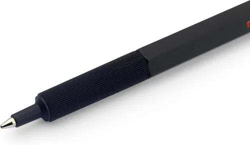 Vista 2 de Rotring 600 Bolígrafo de punta mediana, tinta negra, barril negro, recargable