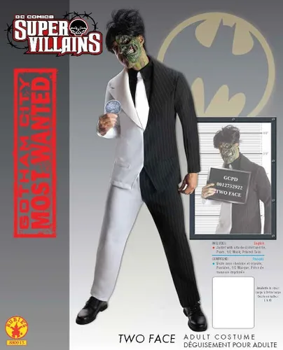 Vista 3 de Rubie's Dc Super Villains Disfraz de dos caras para hombre