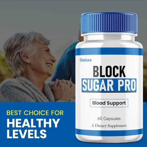 Vista 3 de Paquete de 2 cápsulas Block Sugar Pro, suplemento BlockSugar Fórmula avanzada en sangre máxima fuerza, BlockSugarPro Black Pills Premium Support