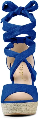 Vista 3 de Allegra K Alpargatas con cordones para mujer