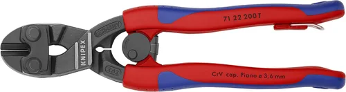 Vista 3 de KNIPEX Tools - Cortador de pernos compacto CoBolt multicomponente, con accesorio atado, ángulo de 20 grados (7122200TBKA)