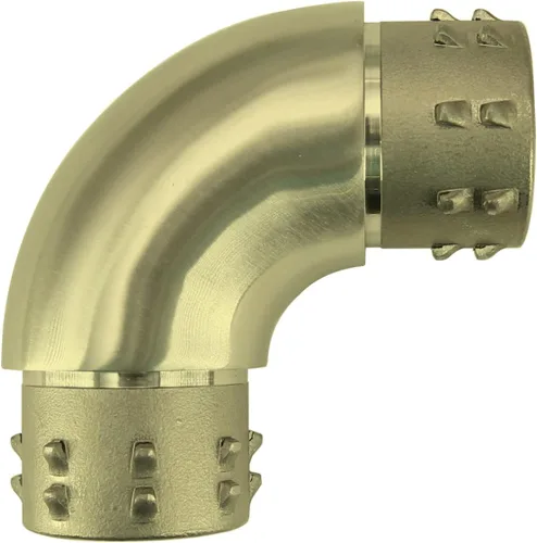 Vista 14 de Conector de barandilla de acero inoxidable 316, conector de codo de carpintero empotrado con forma de esquina de 3 vías para tubería de calibre 16