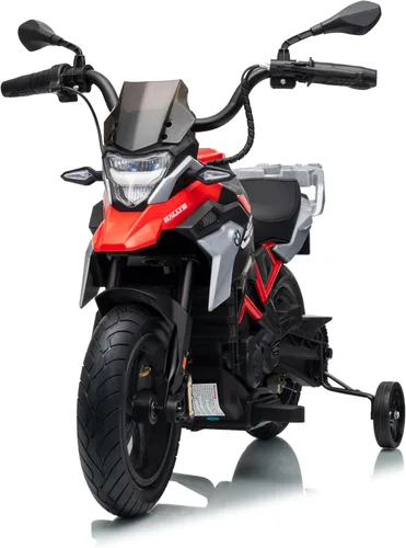 Vista 9 de BMW licencia 24V niños motocicleta eléctrica, 300W bicicleta Negro