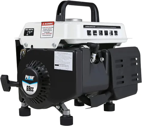 Vista 5 de Pulsar pg1202s 1200 W Pico 900 W generador portátil de gas.