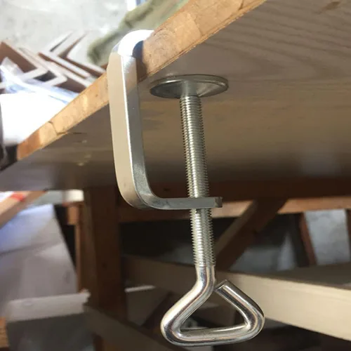 Vista 3 de Kyien Abrazadera C de acero inoxidable Abrazadera Tigre Abrazaderas automotrices Herramientas de trabajo de madera Abrazaderas de soldadura